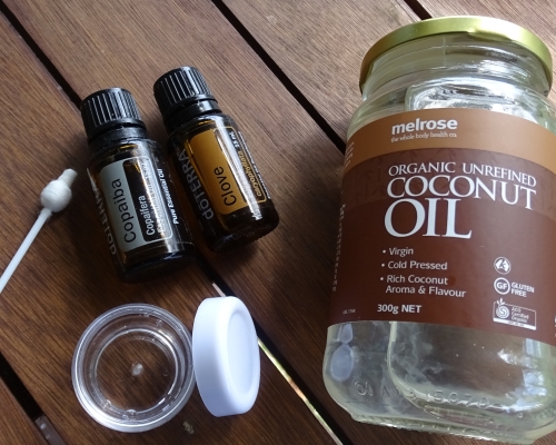 DIY toothache relief using essential oils